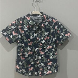 Eddie Bauer Boys' Floral Print Shirt